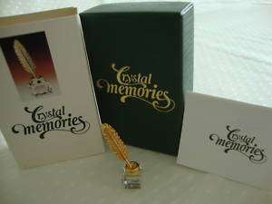 GENUINE Swarovski Crystal Memories INKWELL AND QUILL