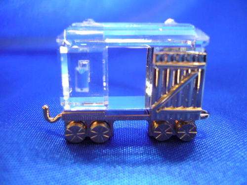 GENUINE Swarovski Crystal Memories Classics  Train Carrage 18ct Gold Plated