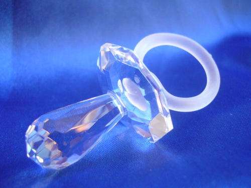 Cut Glass Crystal  Babies  large Dummy