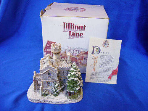 Miniature House - Lilliput Lane "Eamont Lodge" Welsh Collection retired and Rare