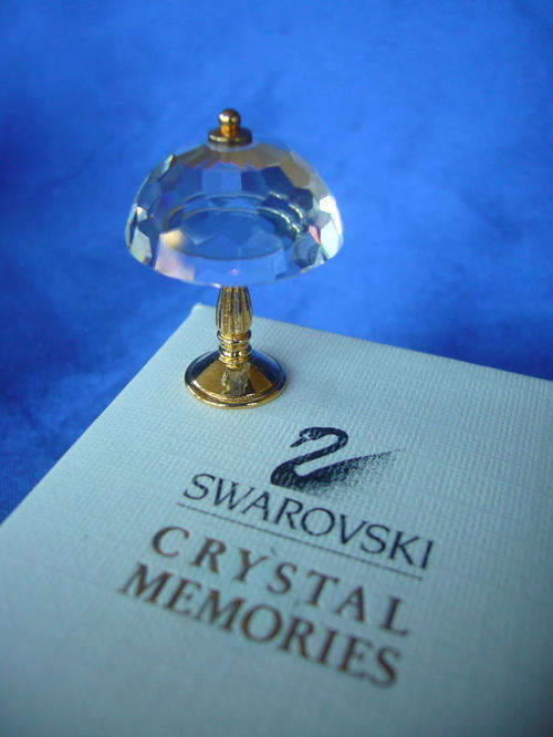 GENUINE Swarovski Crystal Memories Table Lamp Gold Plated
