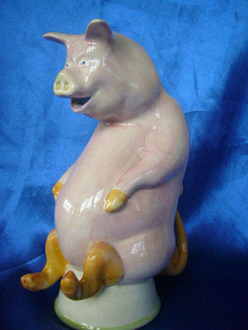 Large Carlton Ware Pig Jug Rare