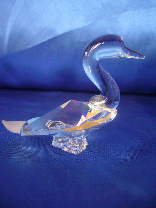 Cut Glass Crystal  Duck