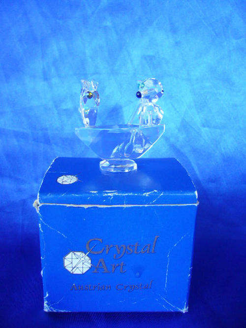 Crystal Art - Owl and the Pussy cat go to Sea