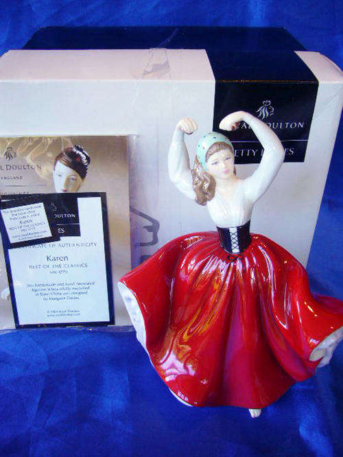 ROYAL DOULTON PRETTY LADIES CLASSICS KAREN HN4779
