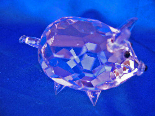 Stunning Balmoral Crystal Cut Glass Pig