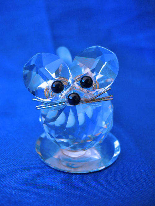 Stunning Cut Glass Austrian Crystal  Mouse