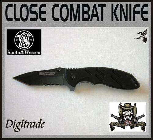 CLOSE COMBAT KNIFE - S & W Extreme Ops knife - SUPER SHARP!!