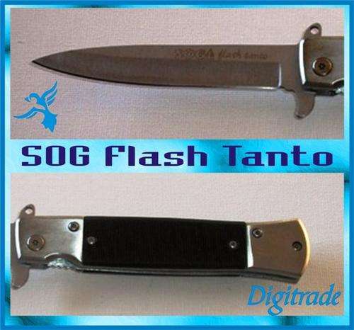 SOG FLASH TANTO - Professional Defensive Knife - *** EXCEPTIONAL GOOD QUALITY!!! ***