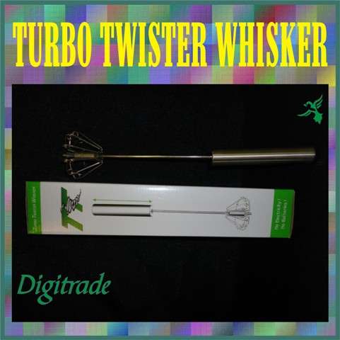 TURBO TWISTER WHISKER - Stainless Steel Hand Blender - New Revolutionary Utensil!!!
