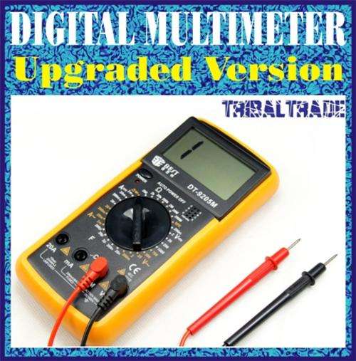 DIGITAL MULTIMETER - Upgraded Version - DT9205M - Handheld LCD Screen with Buzzer - **NEW**