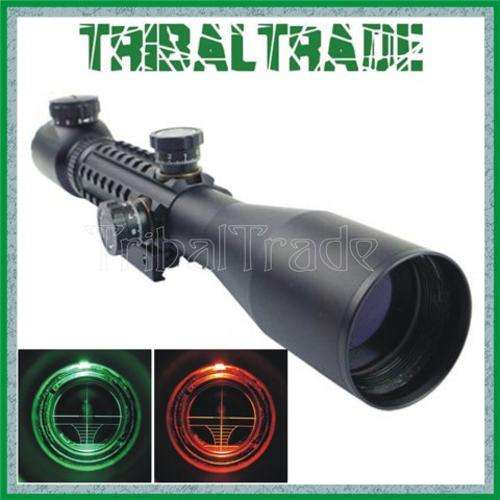 LAST 2 Units to GO!! BUSHNELL BANNER 3-9X40 EGC RED & GREEN illuminated Tri-Rail Rifle Scope. BID!!!