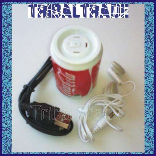 20 x COCA-COLA CAN STYLE MP3 PLAYERS! - FREE Combined Postage! - Supports Micro SD / TF card! HOT!!
