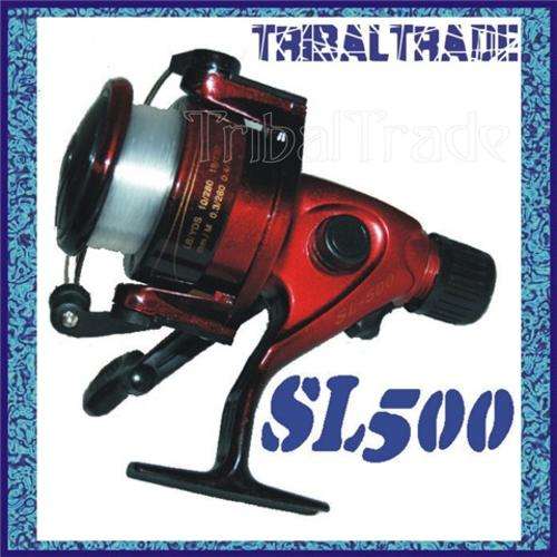 2 to GO! QUNHAI SL-500 HIGH SPEED BAIT CASTER FISHING REEL with line - Graphite Spool - OUTDOOR FUN!