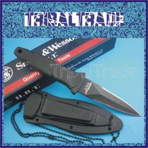ONLY ONE!! SMITH & WESSON SWHRT3 (Hostage Rescue Team) BOOT / NECK Double Edge DAGGER - GET IT!!