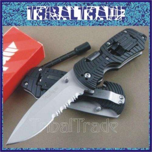 2 to GO!! KERSHAW 1920 SELECT FIRE MANUAL SERRATED KNIFE MULTI-TOOL - Satin Finish Blade - QUALITY!!