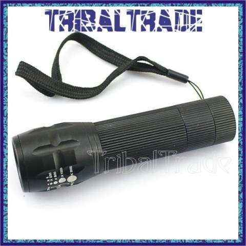 20 Units to GO! Q5 LED 200Lm ZOOM FLASHLIGHT - SHOCKPROOF - 3 Zoom Modes! BRIGHT!