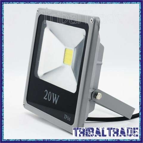 6 to GO! 20W LED Adjustable Floodlight - SLIM DESIGN - Save up to 90% Energy! LIGHT THE WAY!