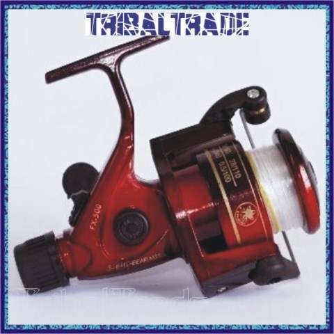 2 to GO! FX-500 FRONT DRAG SPINNING FISHING REEL with line - 3 Ball Bearings - GET IT NOW!!