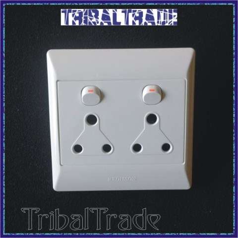 REDISSON DOUBLE SOCKET OUTLET - 16A, 250V - Best Quality!!