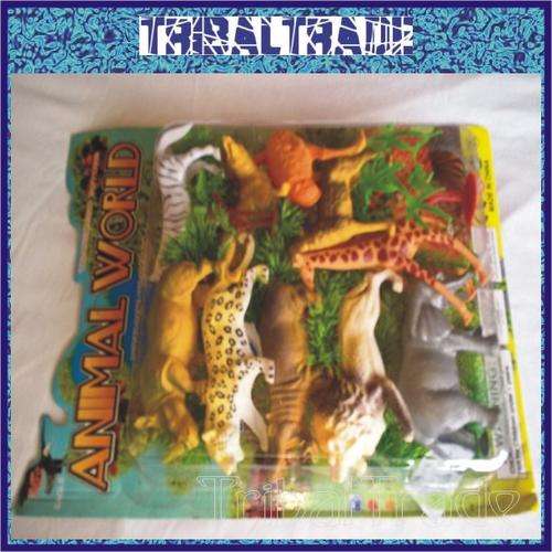 ANIMAL WORLD SET - 10 Plastic Animals - Your Kids will love this!! BIG SALE!