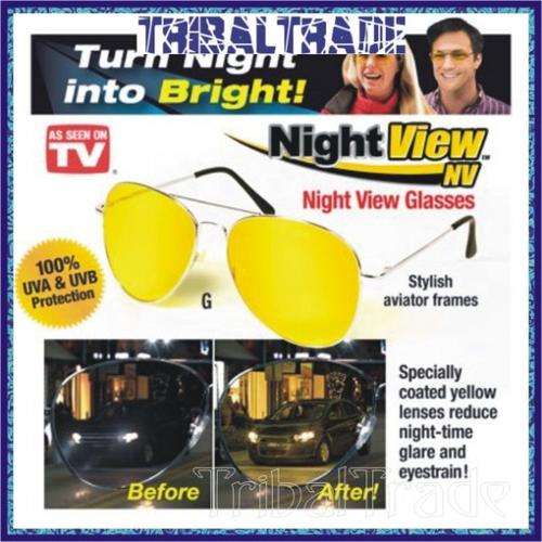 NIGHT VIEW GLASSES - Turn Night into Bright! Great for any weather!! GREAT GIFT!!