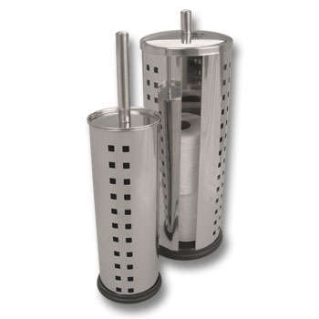 Toilet paper holder & Brush set.