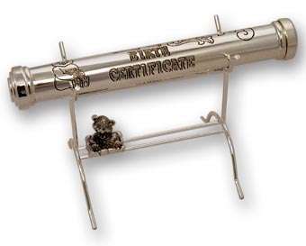 Birth certificate holder stand - Unique!