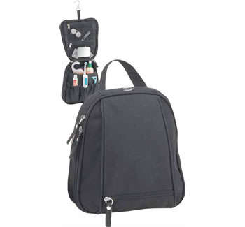 Hanging toiletry bag.