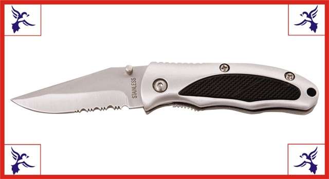 Biltong knife with a belt clip.