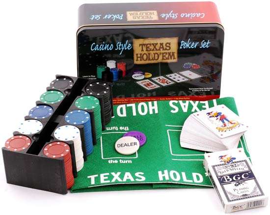 TEXAS Hold'em Poker set - Entertain your friends and family!
