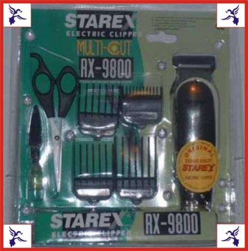 STAREX RX-9800 Electric Multi-Cut Clipper set - Convenient hair cutting at home.