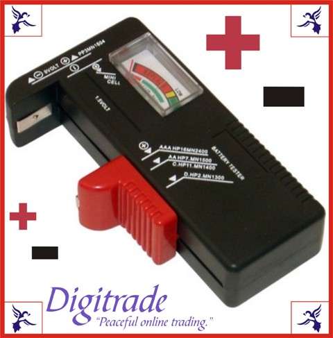 BATTERY TESTER - Save yourself time and money ---> Check that battery quickly.