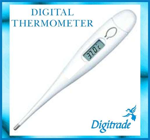 DIGITAL THERMOMETER - Easy to read LCD Display.