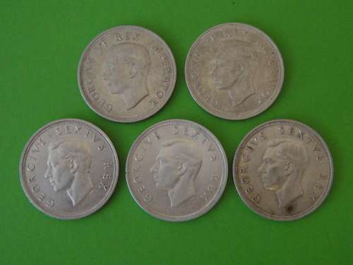 FIVE SHILLING CROWN 80% SILVER