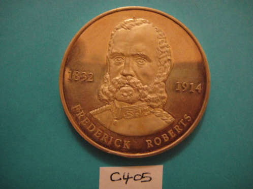 Frederick Roberts Silver Medallion