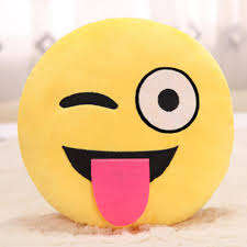 Bargain Buy: 32cm Emoji Cushions (New)