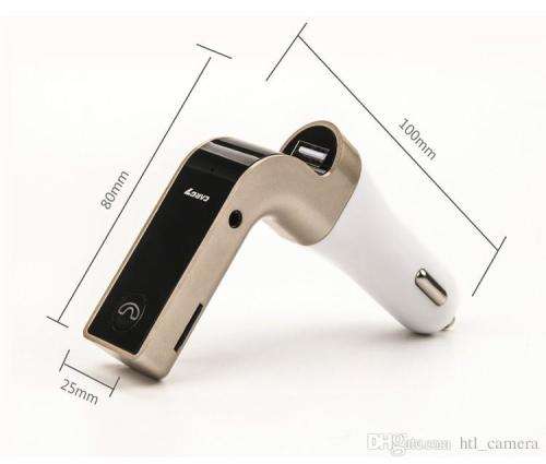G7 Car FM Bluetooth Transmitter  Wireless and Hands Free