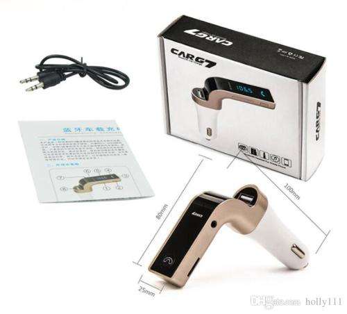 G7 Car FM Bluetooth Transmitter  Wireless and Hands Free