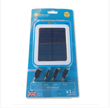 Solar Powered Smartphone and Tablet Charger