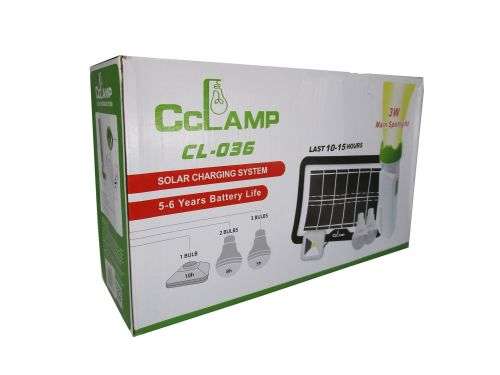 SOLAR CHARGING SYSTEM (2 LIGHTS, TORCH, MAIN SPOTLIGHT, SOLAR PANEL)