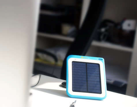 SOLAR POWERED SMARTPHONE AND TABLET CHARGER