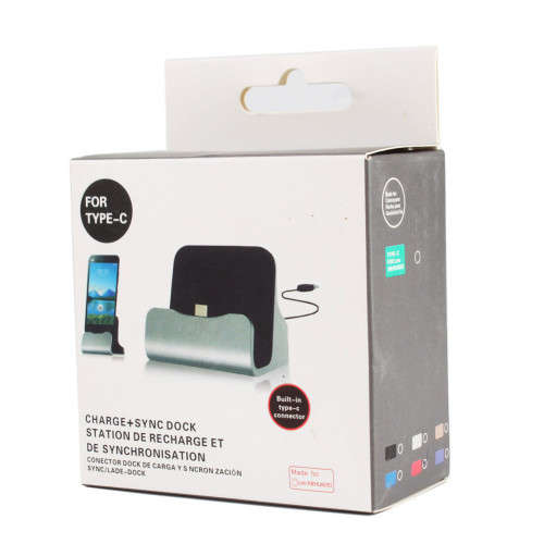 SYNC AND CHARGING DOCK STATION DESKTOP CHARGER / STAND FOR IPHONE AND ANDROID