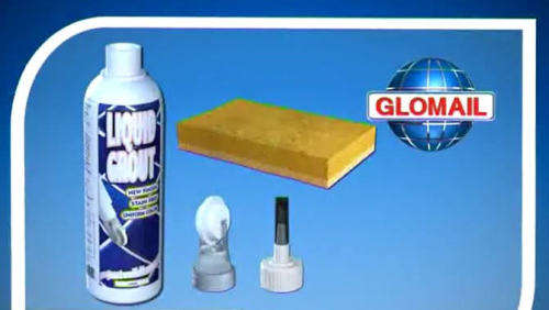ORIGINAL 4 PIECE GLOMAIL LIQUID GROUT (BRING THE SPARKLE BACK TO YOUR GROUTING)