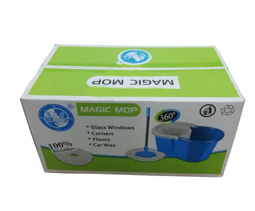 MAGIC MOP 360 DEGREE ROTATING MAGIC MOP AND BUCKET (PINK)