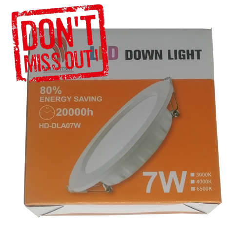 DOWN LIGHT - 80% ENERGY SAVING