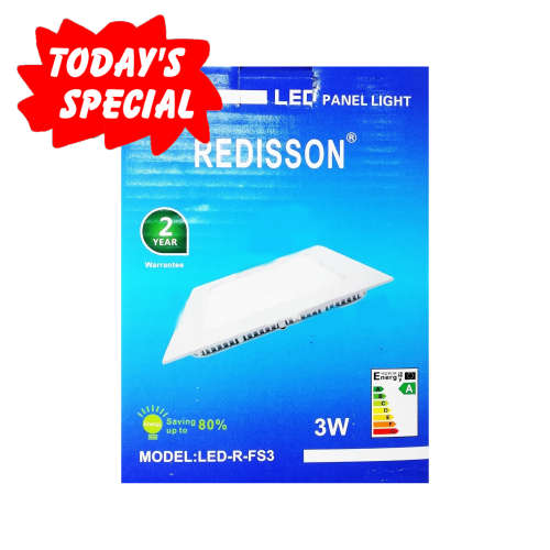 PANEL LIGHT - 80% ENERGY SAVING - 3 watt