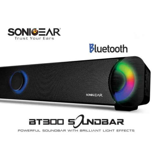 SonicGear BT300 Bluetooth Soundbar (Black)