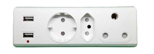 MULTIPLUG ADAPTER WITH USB PORTS