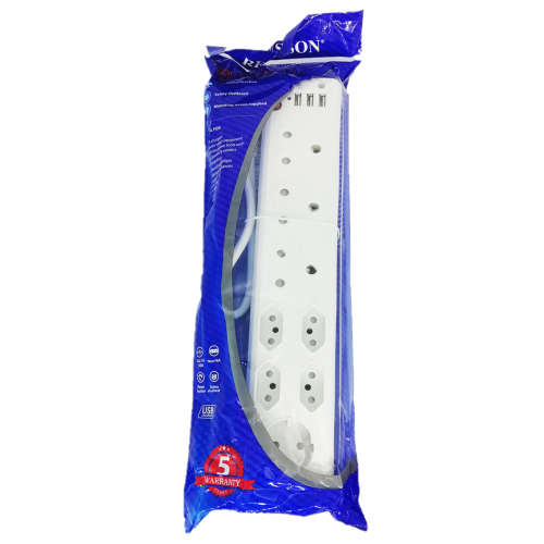 ALL IN ONE MULTI PLUG (3 x 3 Point Outlets, 4 x 2 Point Outlets, 3 x USB Outlets)